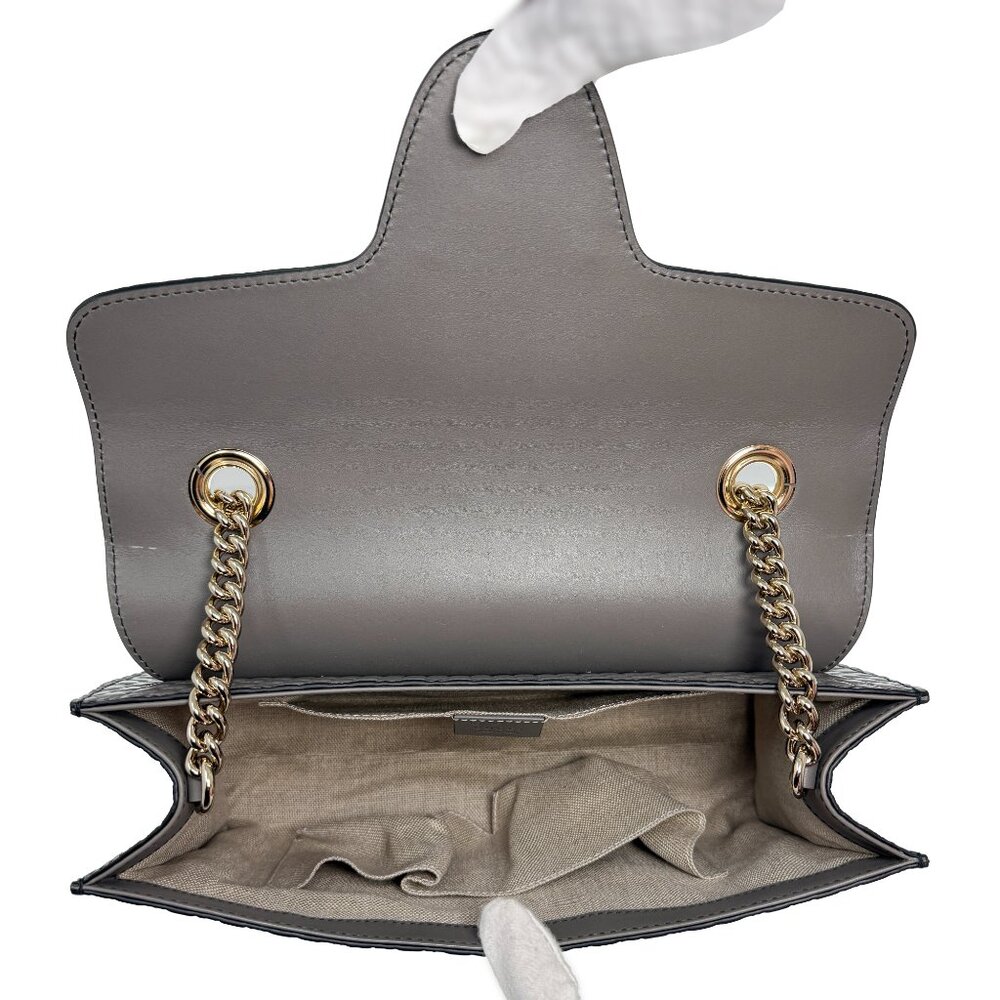 Gucci Medium Emily GG Leather Chain Shoulder Bag - Picture 6 of 9
